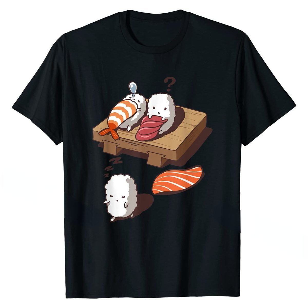 Street Fashion Magazine - Funny Japanese Nigiri Sushi Sleepwalking Tee