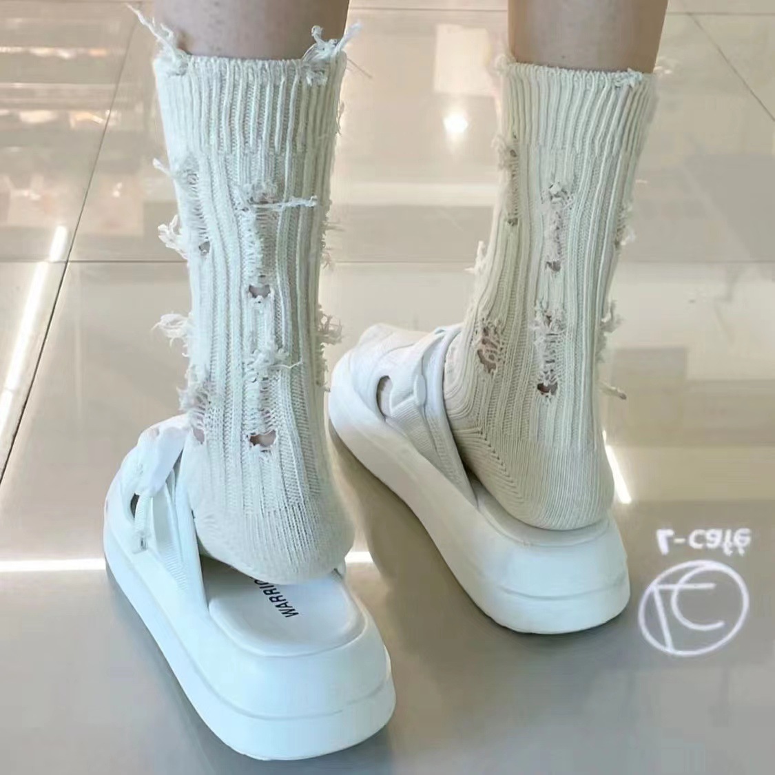 Street Fashion Korean Girl - Women's Summer Spring Cotton Socks Largos