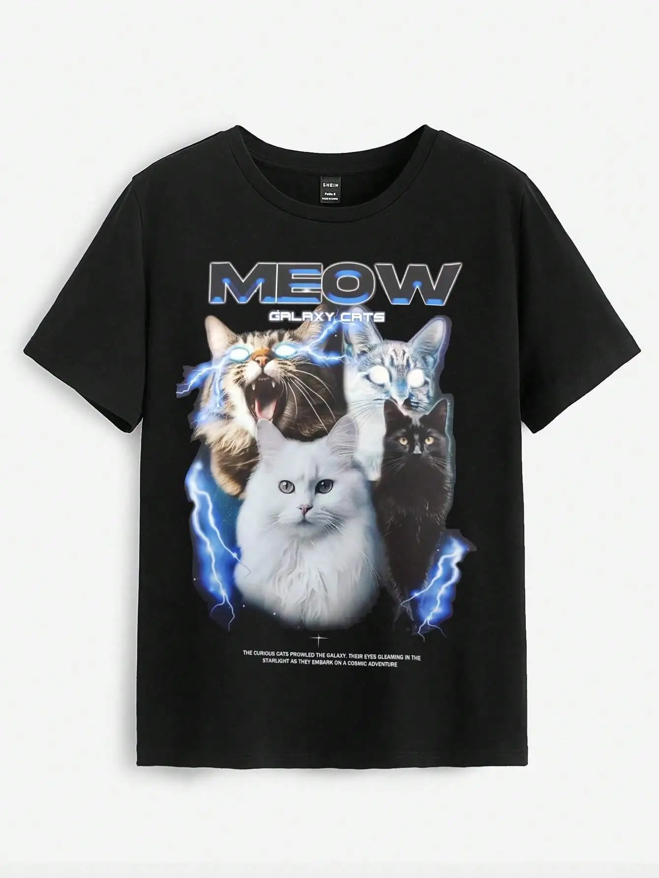 Fashion Street Cat - Women T-Shirt Vintage Funny Cats Printing
