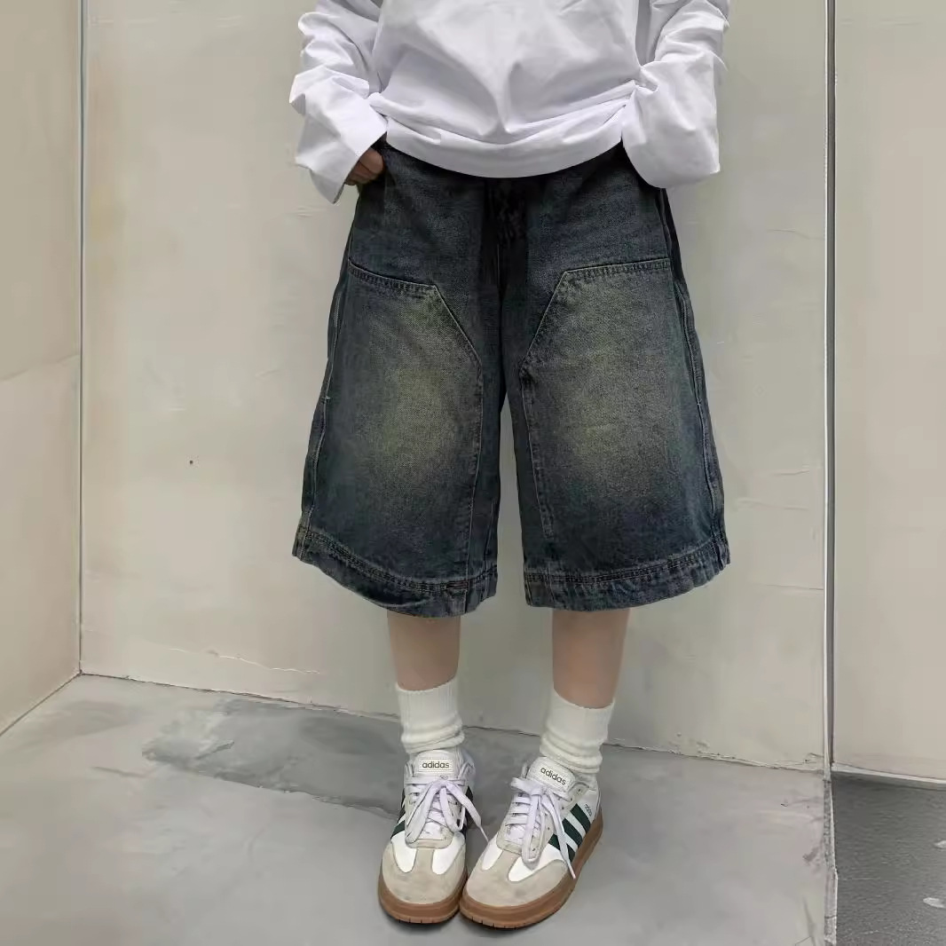 Street Fashion Jeans Women - Women Y2K Vintage Baggy Jean Shorts