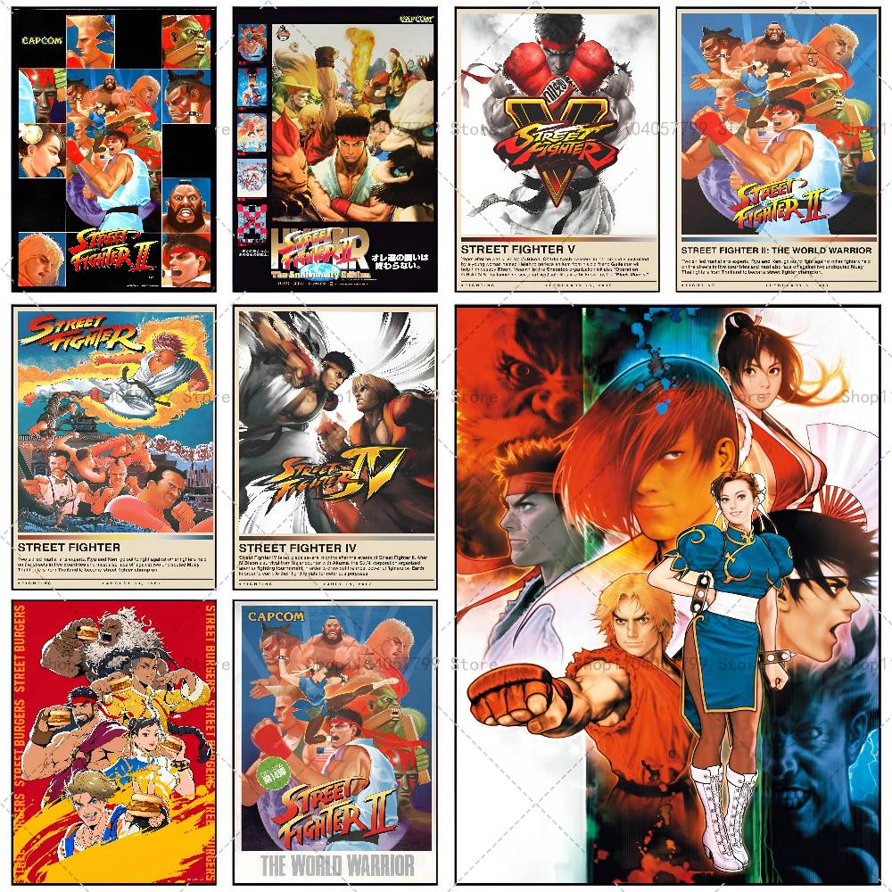 Street Fashion Poster - Classic Hot Video Game Street Fighter