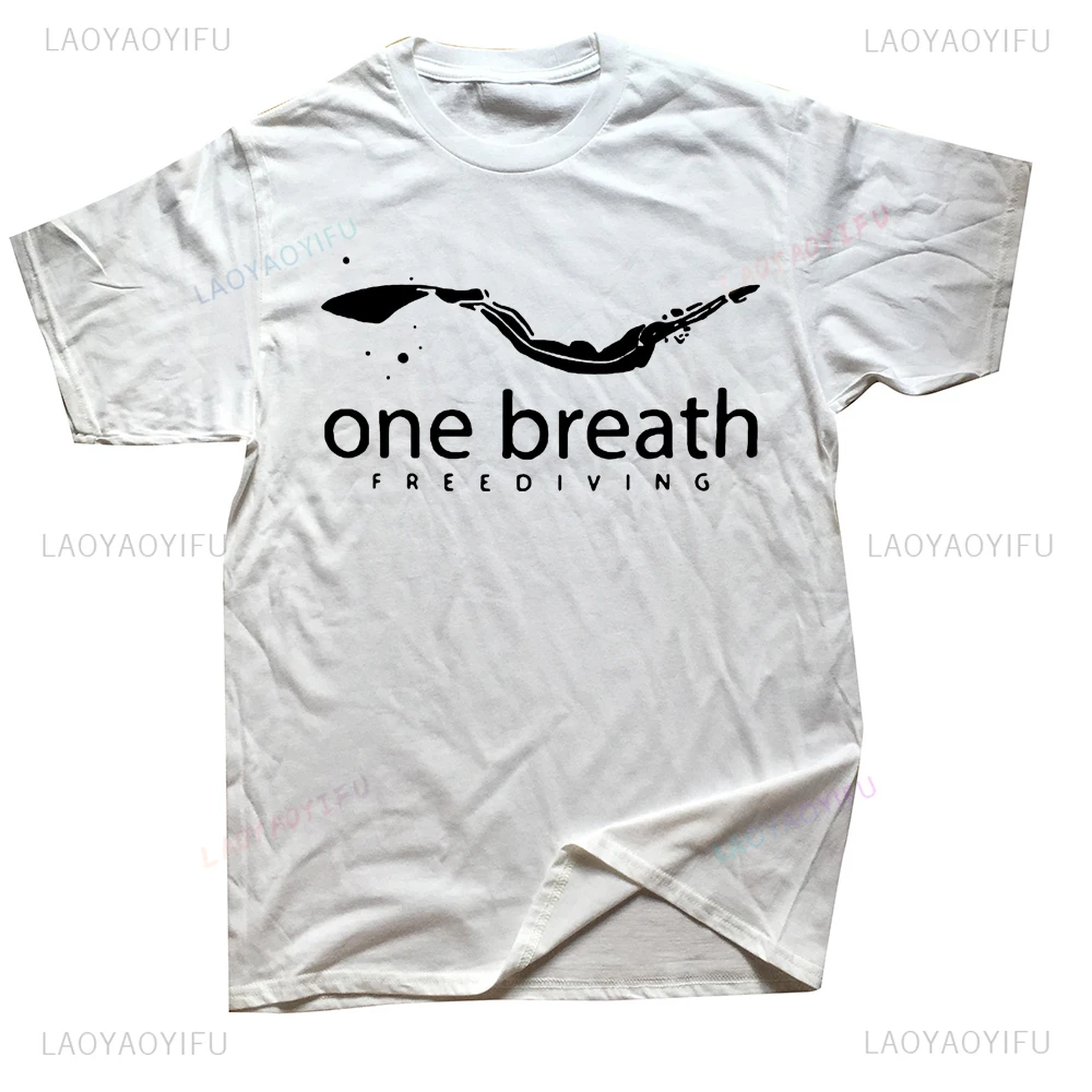 Street Fashion Magazine - Vintage Graphic Printed One Breath Freediving