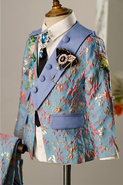 Street Fashion For Boy - 2023 Latest Design Boys Suits Jacquard