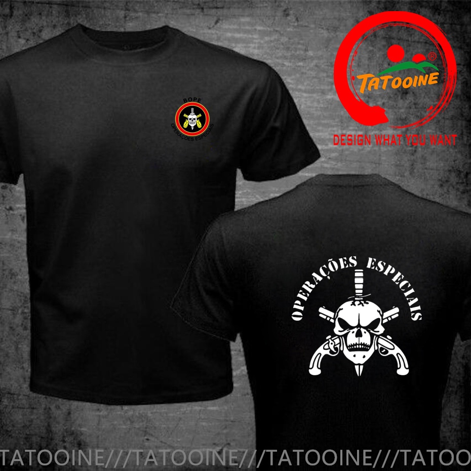 Street Fashion Brazil - Funny Design BOPE Elite Death Squad