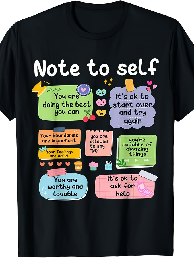 Street Fashion Trends 2026 - A Letter to Myself Inspirational T-Shirt-