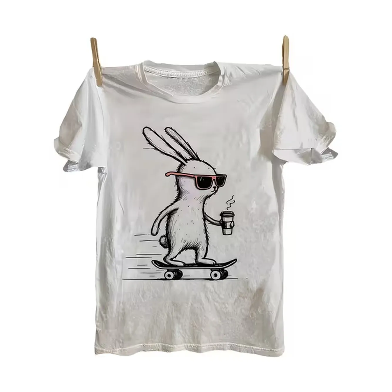 Street Fashion Events - Mens T Shirt White Pure Cotton