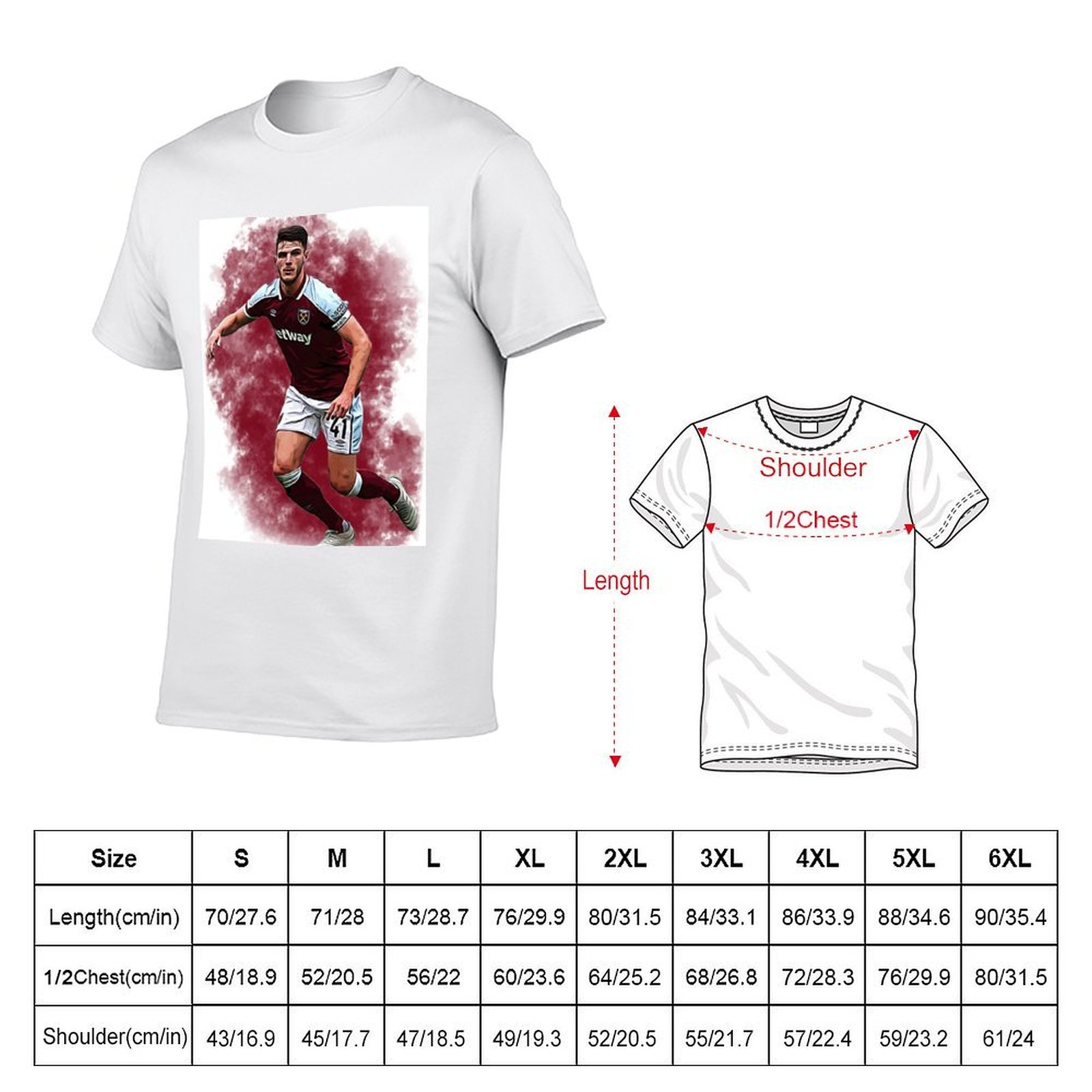 Declan Rice Wallpaped Poster T - огляд і ціна Street Fashion Wallpaper