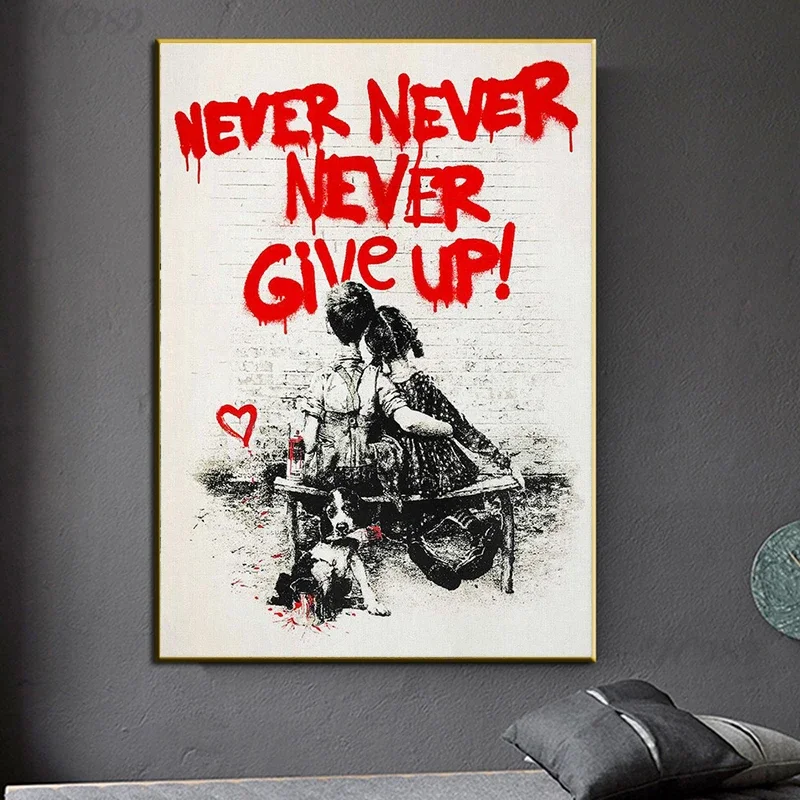 Banksy Graffiti Wall Art, Neve - огляд і ціна Street Fashion Poster