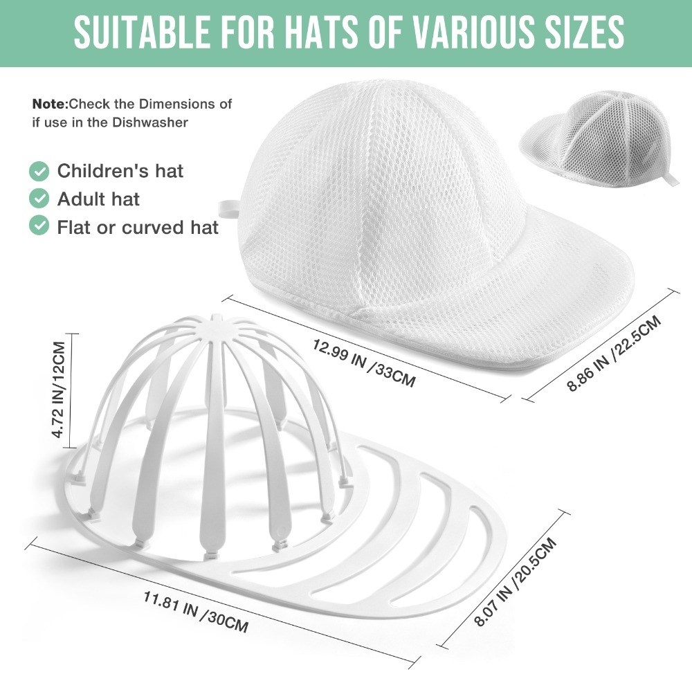 2/4 Pack Hat Washer Cage for W - огляд і ціна Baseball Cap Fitted