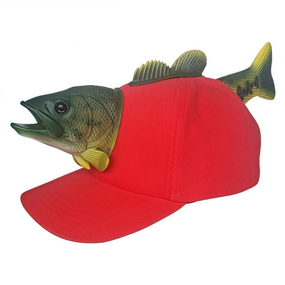 Funny 3D Fish Animal Trucker H - огляд і ціна Baseball Cap Fitted