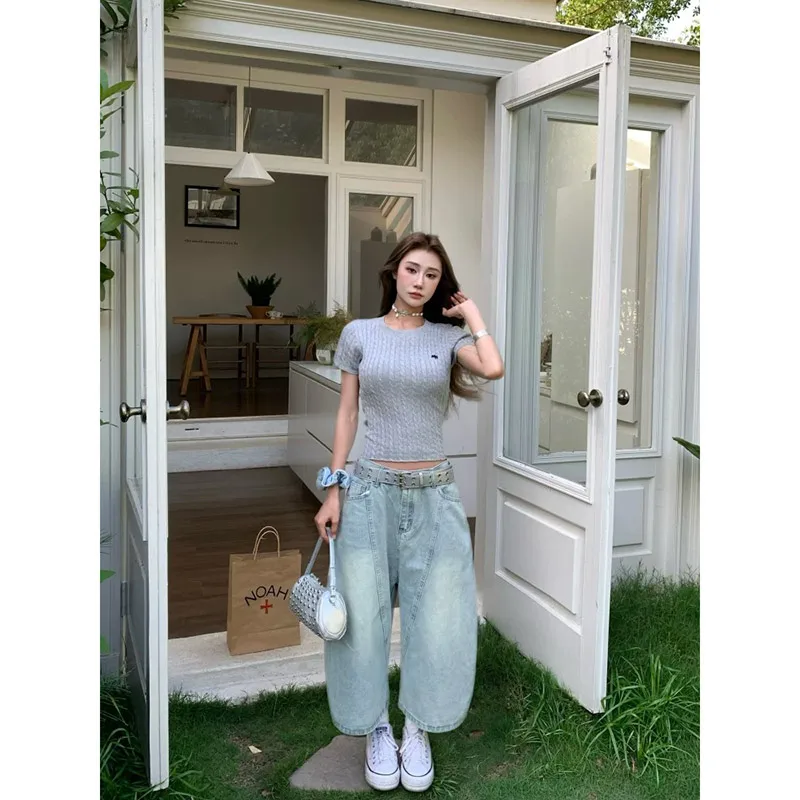 Women Knee Length Cargo Jeans  - огляд і ціна Cargo Pant Wide