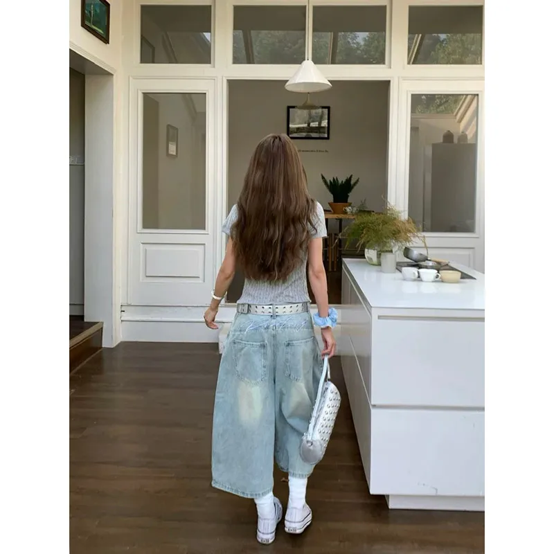 Women Knee Length Cargo Jeans  - огляд і ціна Cargo Pant Wide