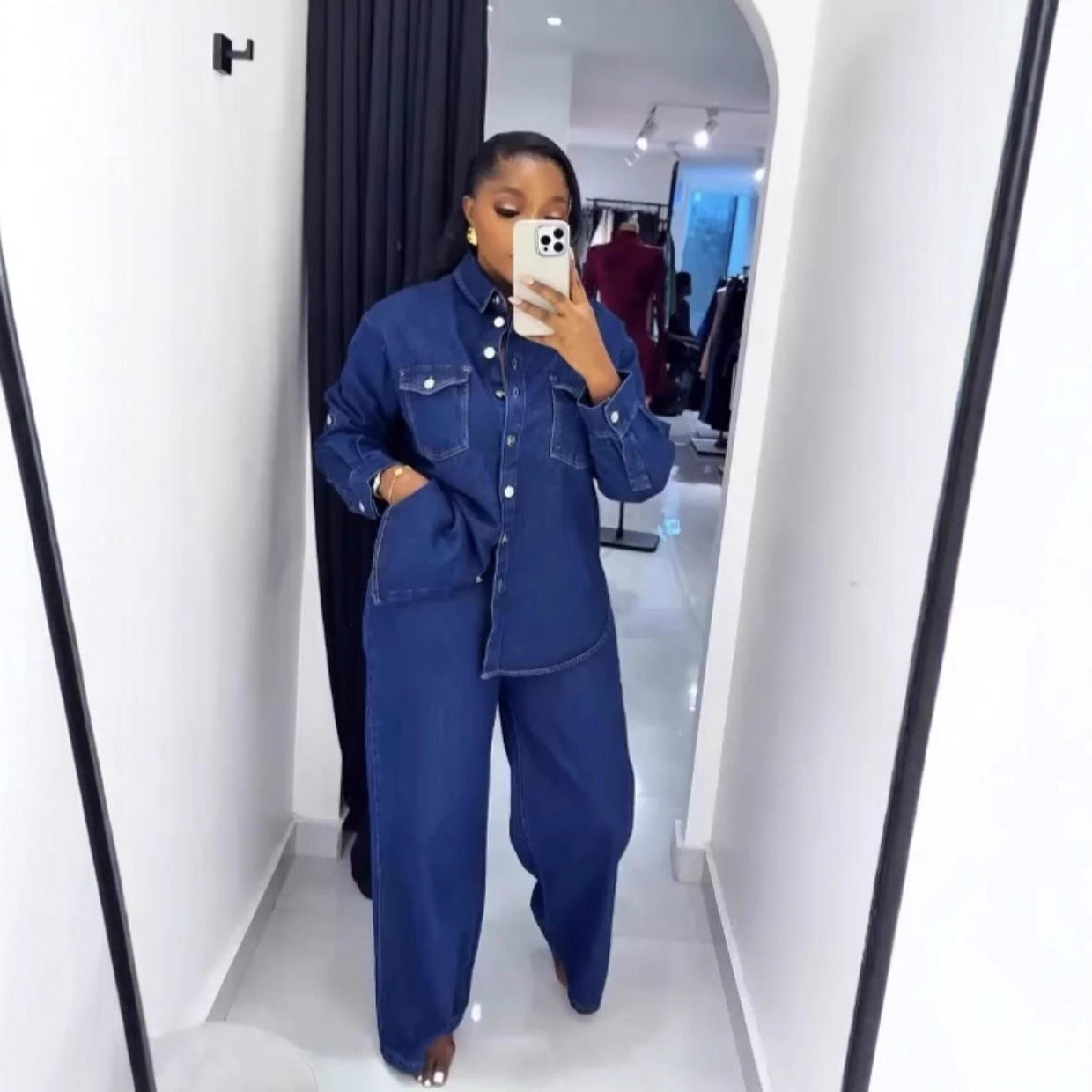Jeans 2 Piece Sets Women Denim - огляд і ціна Street Fashion Jeans Women