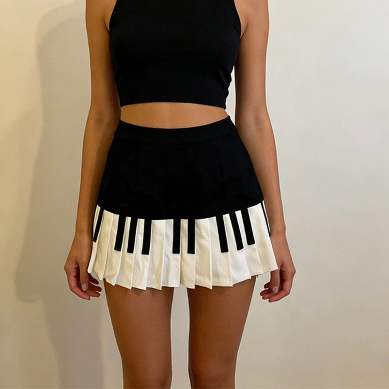 Summer Women Piano Designer Fa - огляд і ціна Street Fashion Korean Girl