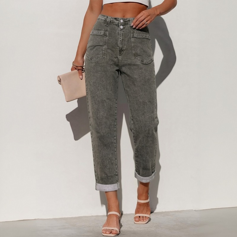 Women Plus Size American High  - огляд і ціна Street Fashion Jeans Women