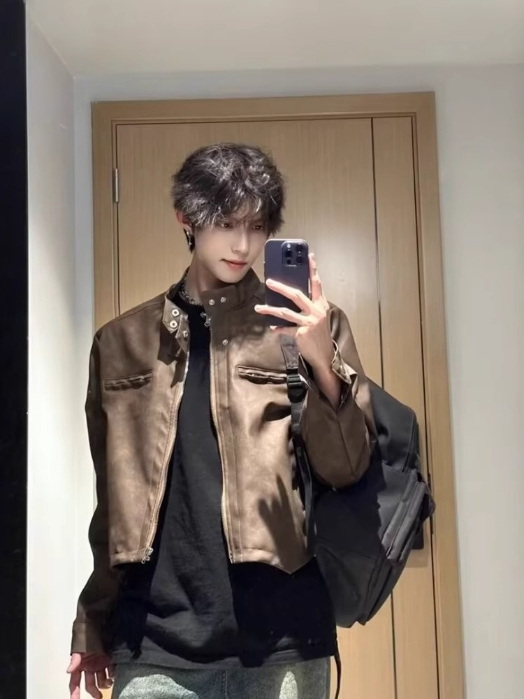 High Street Cool Style PU Leat - огляд і ціна Street Fashion Japan Brand