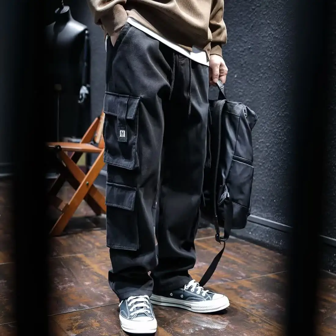 Wide Multi Pocket Trousers Man - огляд і ціна Cargo Pant Wide