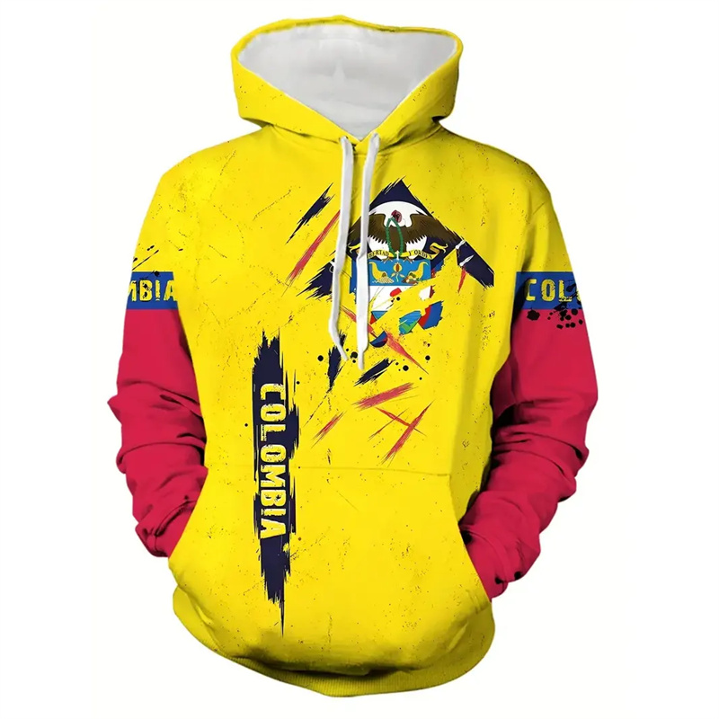 Colombian Venezuela Flag Hoodi - огляд і ціна Street Fashion Brazil