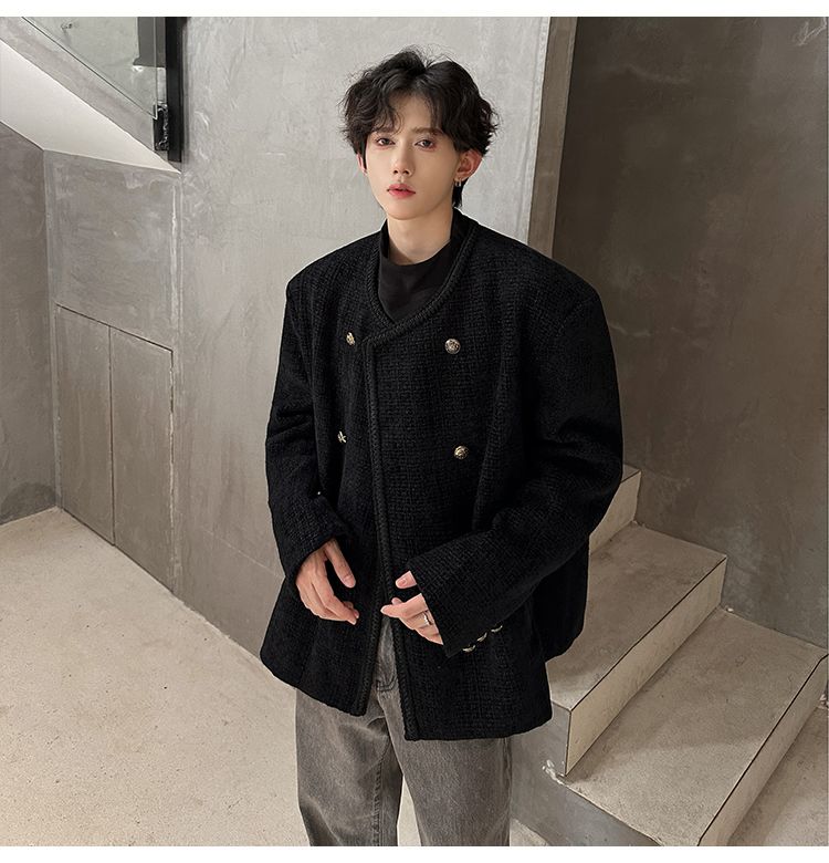 Wool Blend Jacket Man Extra La - огляд і ціна Street Fashion Events