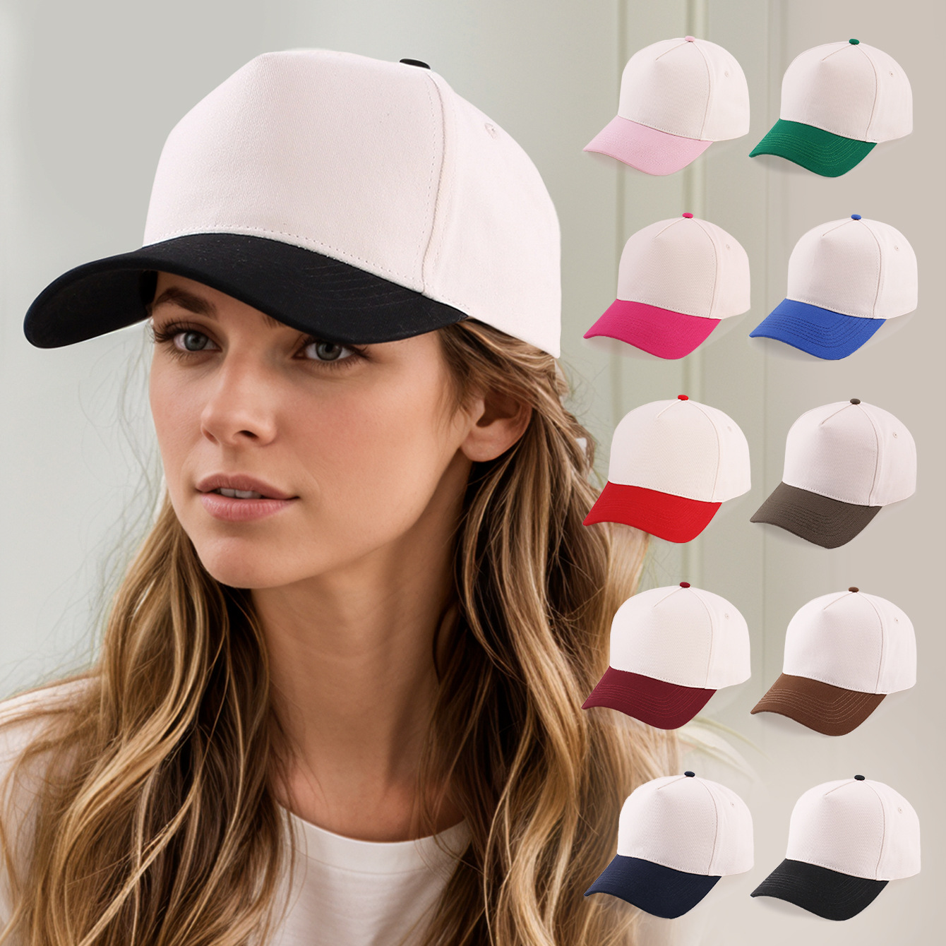 5Panel Unisex Custom Embroider - огляд і ціна Baseball Cap Fitted