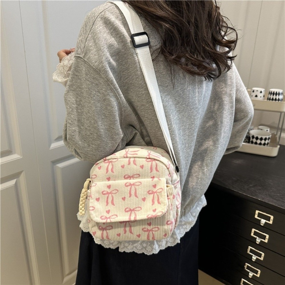 Women's Corduroy Small Shoulde - огляд і ціна Street Fashion Korean Girl