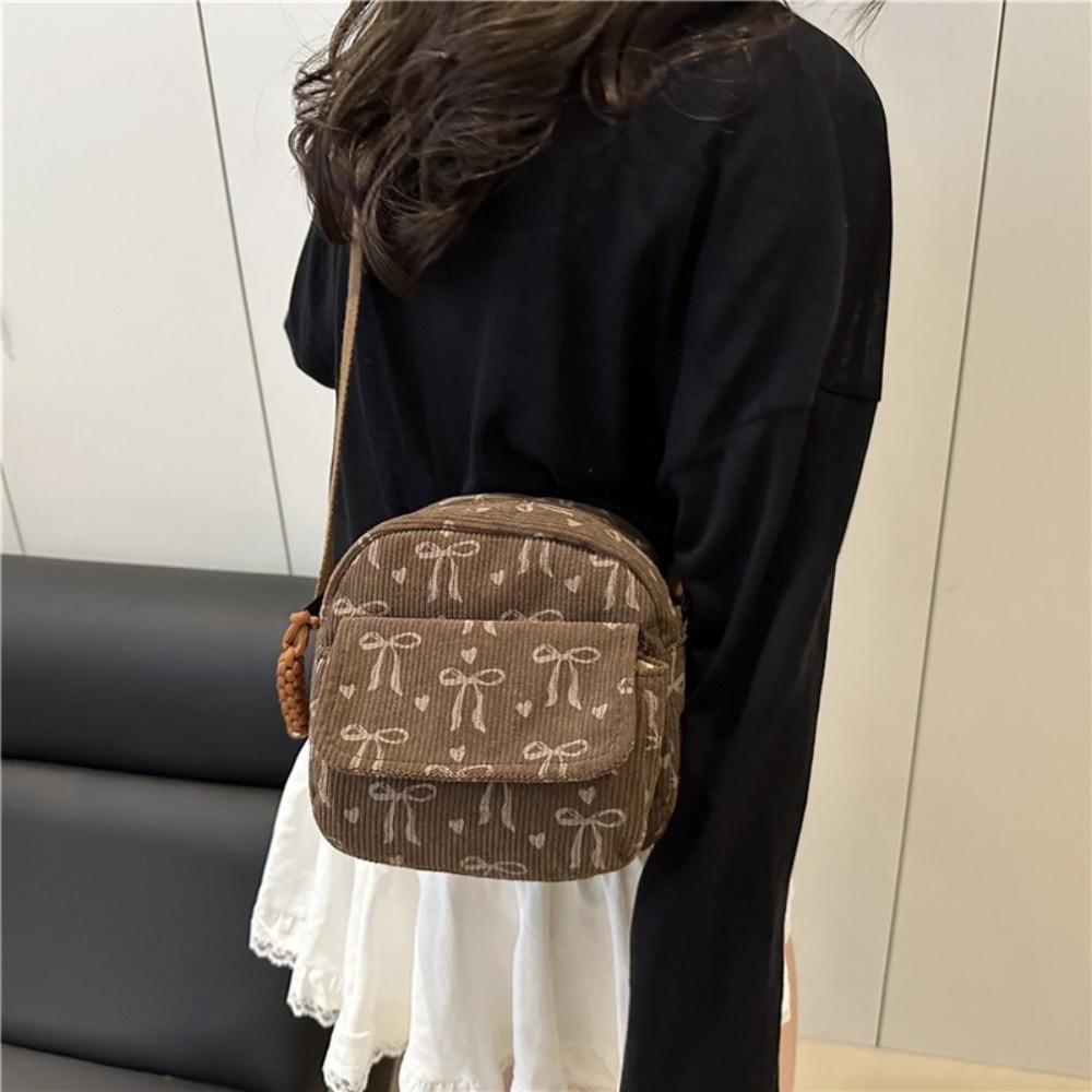 Women's Corduroy Small Shoulde - огляд і ціна Street Fashion Korean Girl
