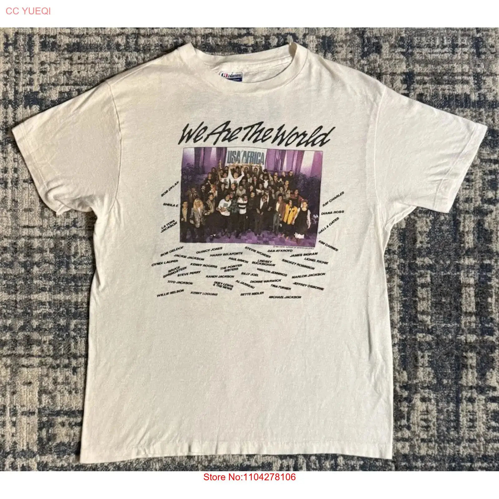 Vintage 1985 We Are The World  - огляд і ціна Street Fashion Magazine