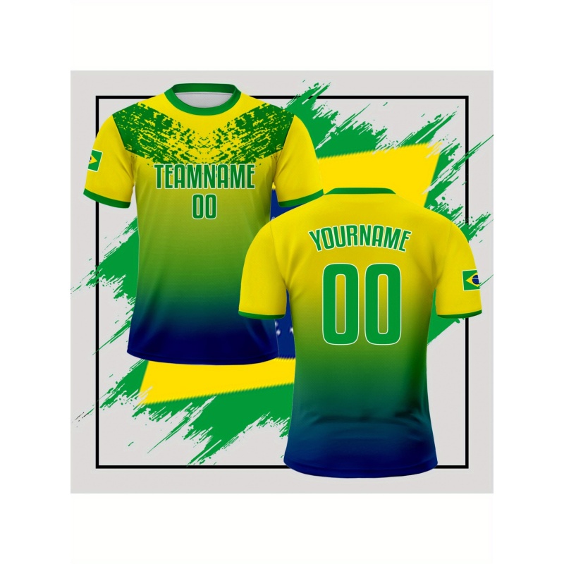 3D Printed Brazil Sports T-Shi - огляд і ціна Street Fashion Brazil