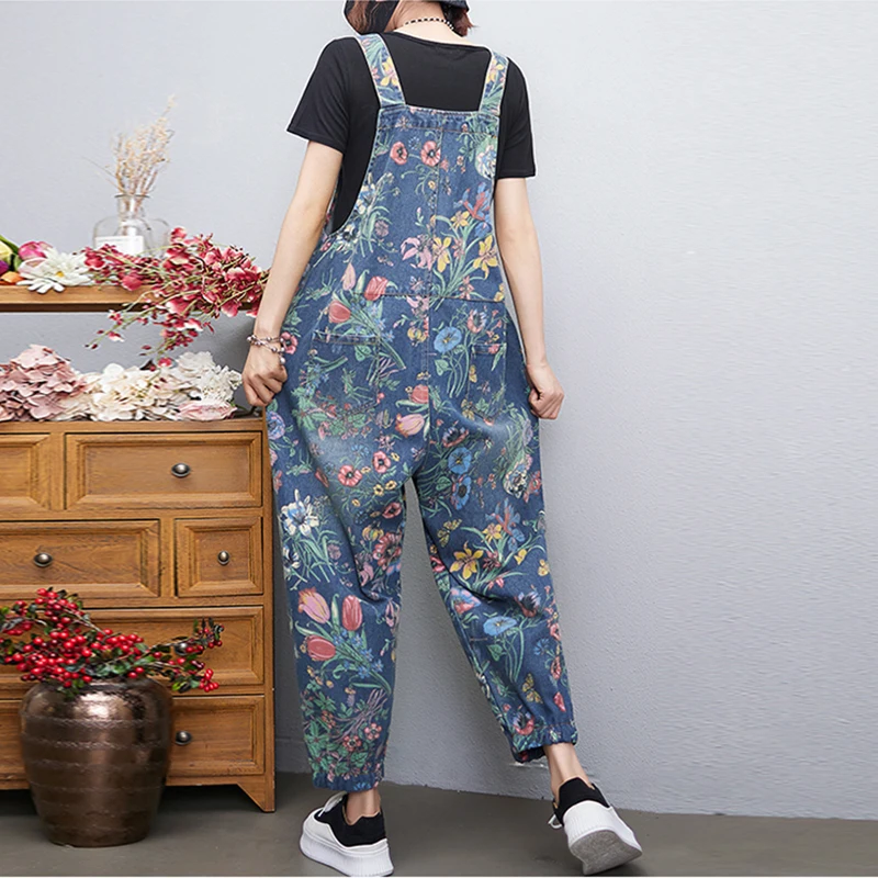 Casual Streetwear Print Floral - огляд і ціна Street Fashion Jeans Women