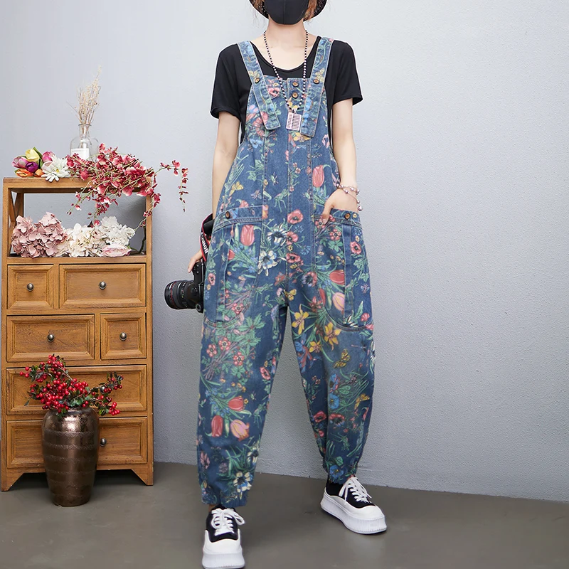 Casual Streetwear Print Floral - огляд і ціна Street Fashion Jeans Women