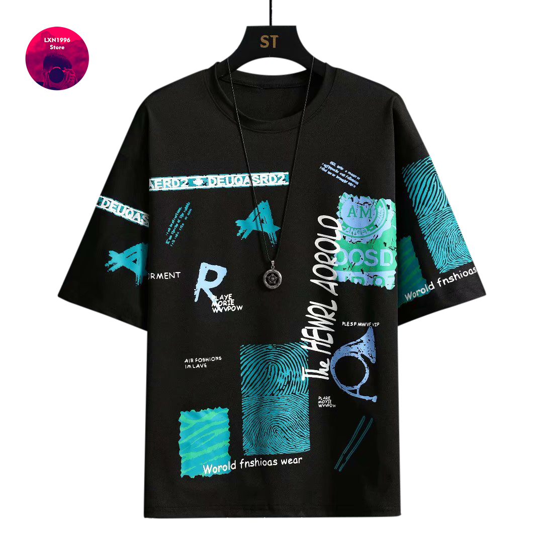 Men Harajuku Graphic Black Sum - огляд і ціна Street Fashion Japan Brand